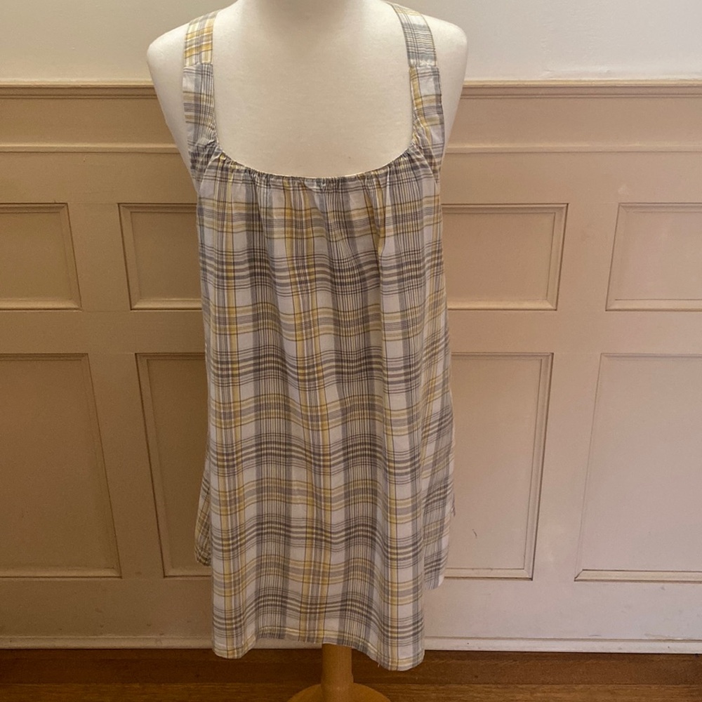 dolan Barney’s NY Cotton Plaid Shirt/Dress
